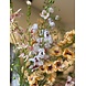 SILK-KA Kunstig blomsterbukett "Royal Delphinium Peach" Stor