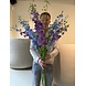 SILK-KA Kunstbloemen boeket "Royal Delphinium Blue" Small SILK-KA Kunstbloemen boeket "Royal Delphinium Blue" Small