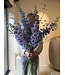 SILK-KA Kunstbloemen boeket "Royal Delphinium Blue"  Large