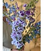 SILK-KA Kunstbloemen boeket "Royal Delphinium Blue"  Large