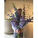 SILK-KA Kunstig blomsterbukett "Royal Delphinium Blue" Stor SILK-KA Kunstig blomsterbukett "Royal Delphinium Blue" Stor