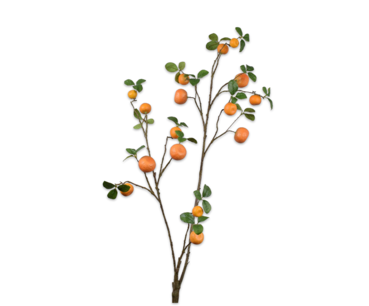 SILK-KA Sinaasappel Tak Oranje/Groen | 114 cm SILK-KA Sinaasappel Tak Oranje/Groen | 114 cm