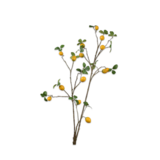 SILK-KA Branche de citronnier jaune/vert | 114 cm
