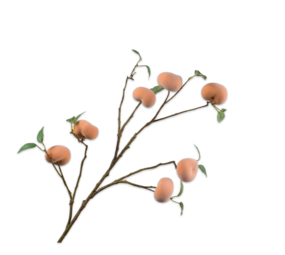 SILK-KA Peach Branch | 105 cm