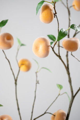 SILK-KA Orangen-Pfirsich-Zweig | 114 cm