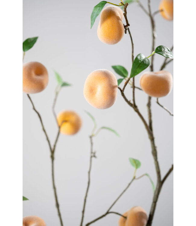 SILK-KA Orange Peach Branch | 114 cm