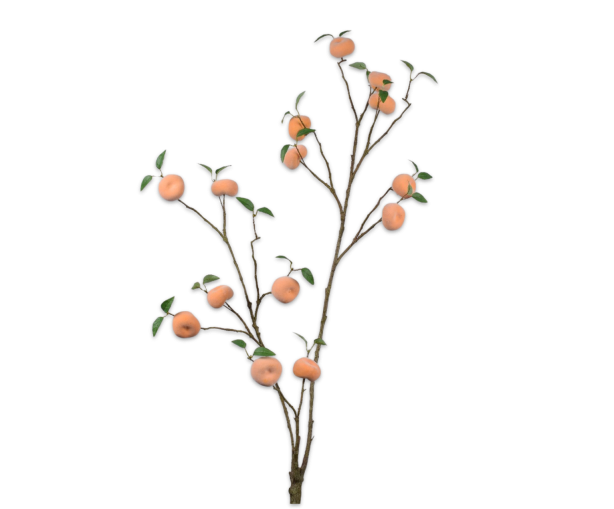 SILK-KA Ramo di pesco arancione | 114 cm SILK-KA Ramo di pesco arancione | 114 cm