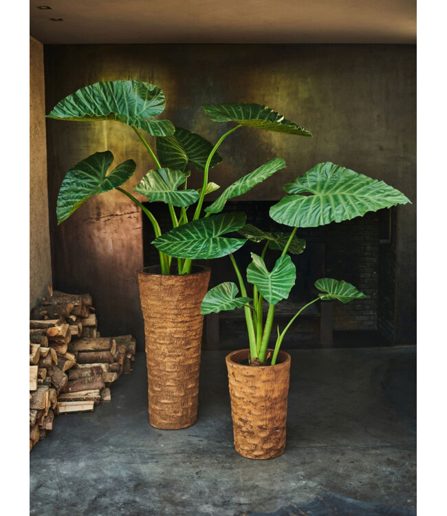 SILK-KA Alocasia Verde | 124 cm
