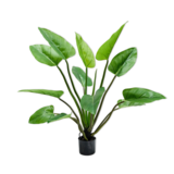 SILK-KA Alocasia Green | 122 cm