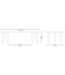 GOMMAIRE Outdoor Meubels | Organic Living Mesa de comedor Carlo | Teca gris natural