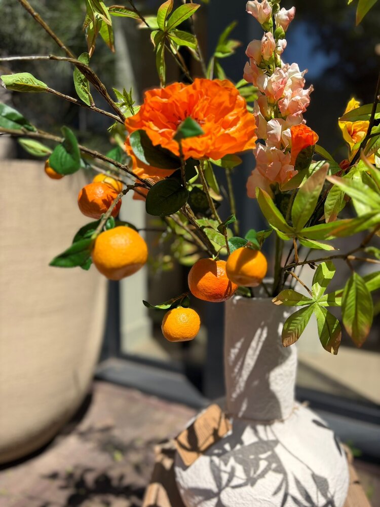 SILK-KA Kunstbloemen boeket "Orange'' SILK-KA Kunstbloemen boeket "Orange''