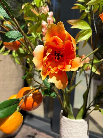 SILK-KA Artificial flower bouquet "Orange" SILK-KA Artificial flower bouquet "Orange"