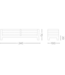 GOMMAIRE Outdoor Meubels | Organic Living Canapé Mia 3 places | Teck gris naturel