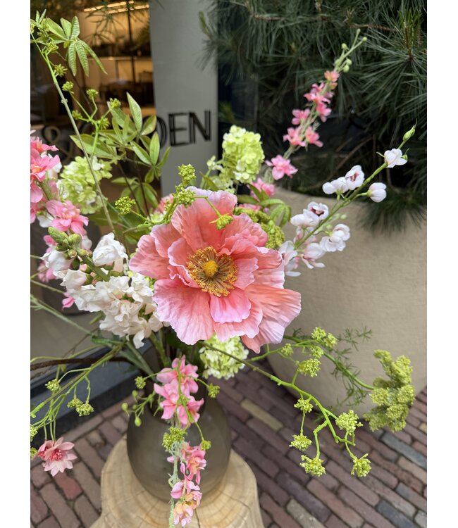 SILK-KA Kunstbloemen boeket "Blush Garden''