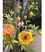 SILK-KA Kunstbloemen boeket "Lemon''