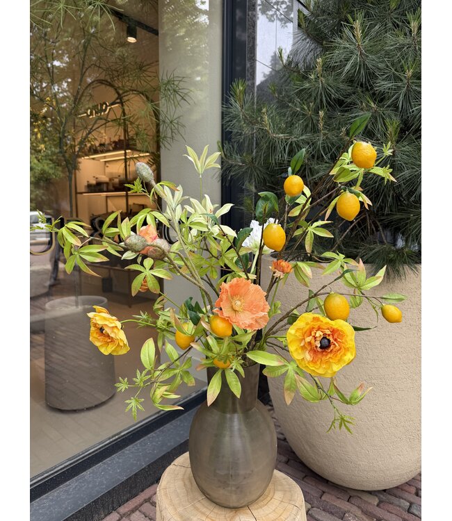 SILK-KA Artificial flower bouquet "Lemon"