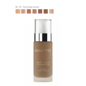 Malu Wilz Velvet Touch foundation - Nr.18 Very Deep Honey