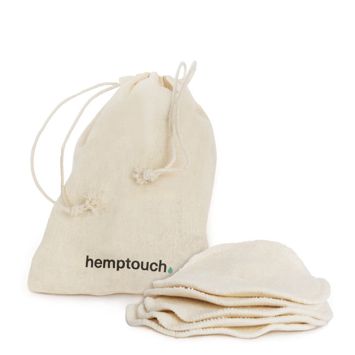 Hemptouch Reusable Cotton Pads + Laundry Bag