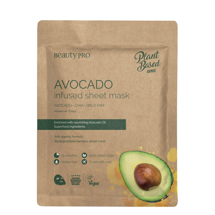 BeautyPro Avocado - Infused Sheet Mask