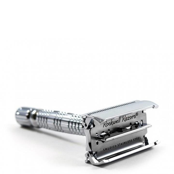 Rockwell Razors R1 Double-Edge Safety Razor - White Chrome