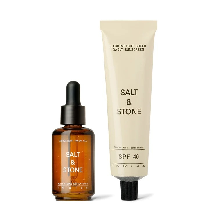 Salt & Stone Lightweight Daily Sunscreen + Facial Oil bundel