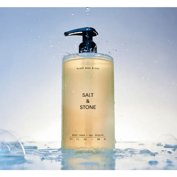 Salt & Stone Body Wash - Black Rose & Oud