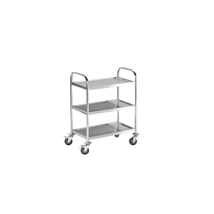 HapoH Stainless steel serving trolley