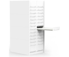 H-Box pharmacy drawer column