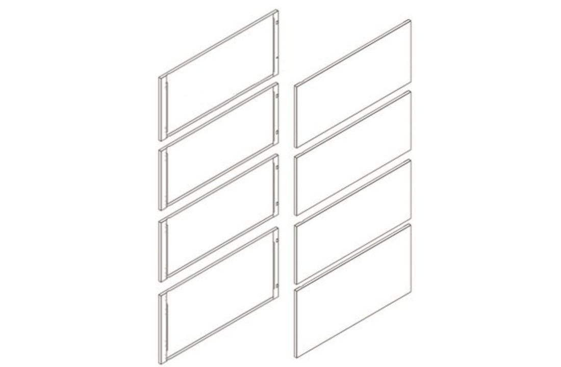 Afwerking H-Box ladekast
