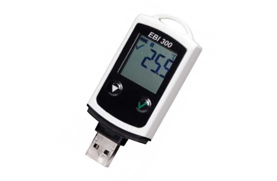 EBI-300 TH USB logger met externe Rv sensor