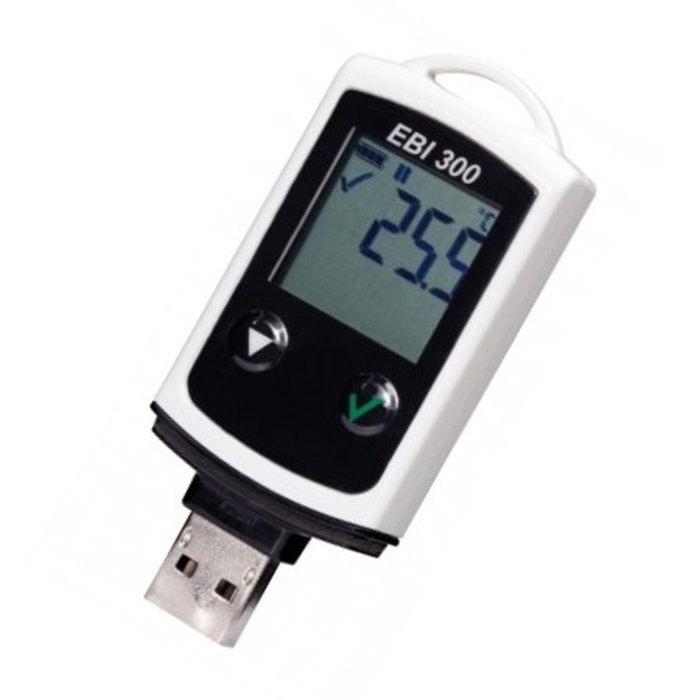 Ebro EBI-300 TH USB logger met externe Rv sensor