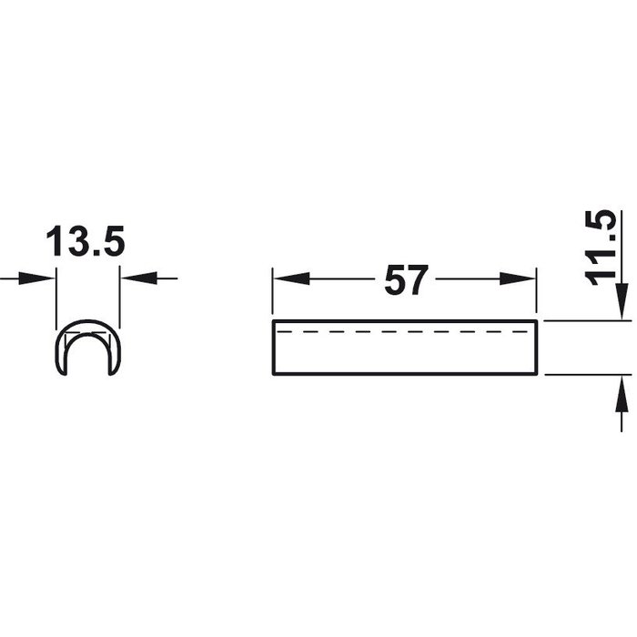 Beletteringsclip voor handgreep