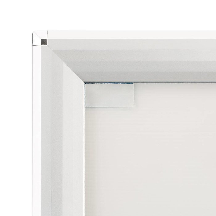 Waterproof Pavement WindSign "Seal", 44 mm profile, silver / grey