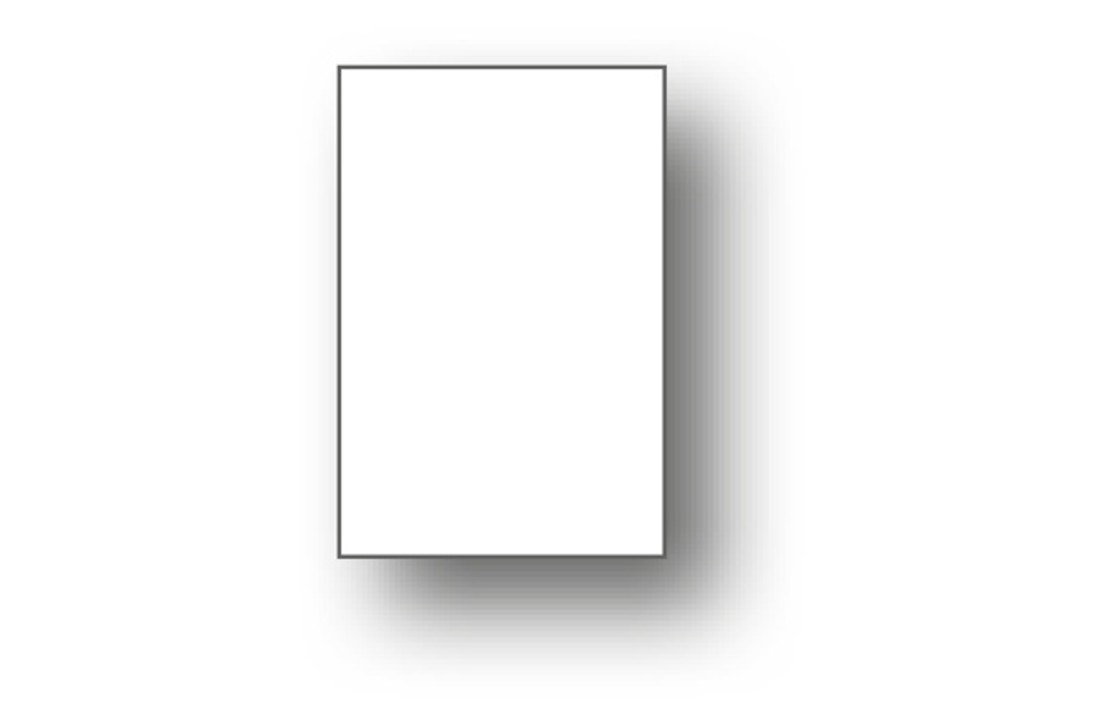 100 x Minikaart 50x25mm blanco