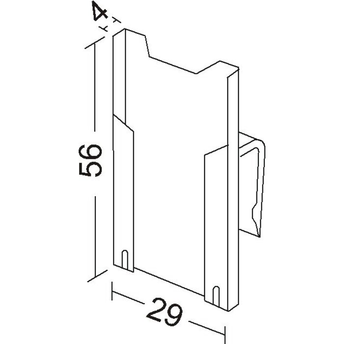 Minikaarthouder met clip (100 stk.)