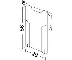 Mini card holder BK55 / 3-5