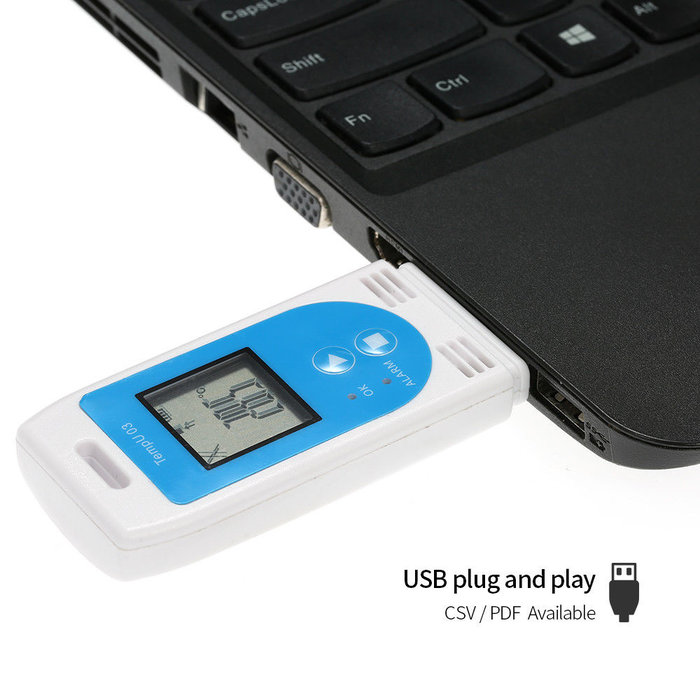 HapoH USB Temperatuur & luchtvochtigheid Data Logger