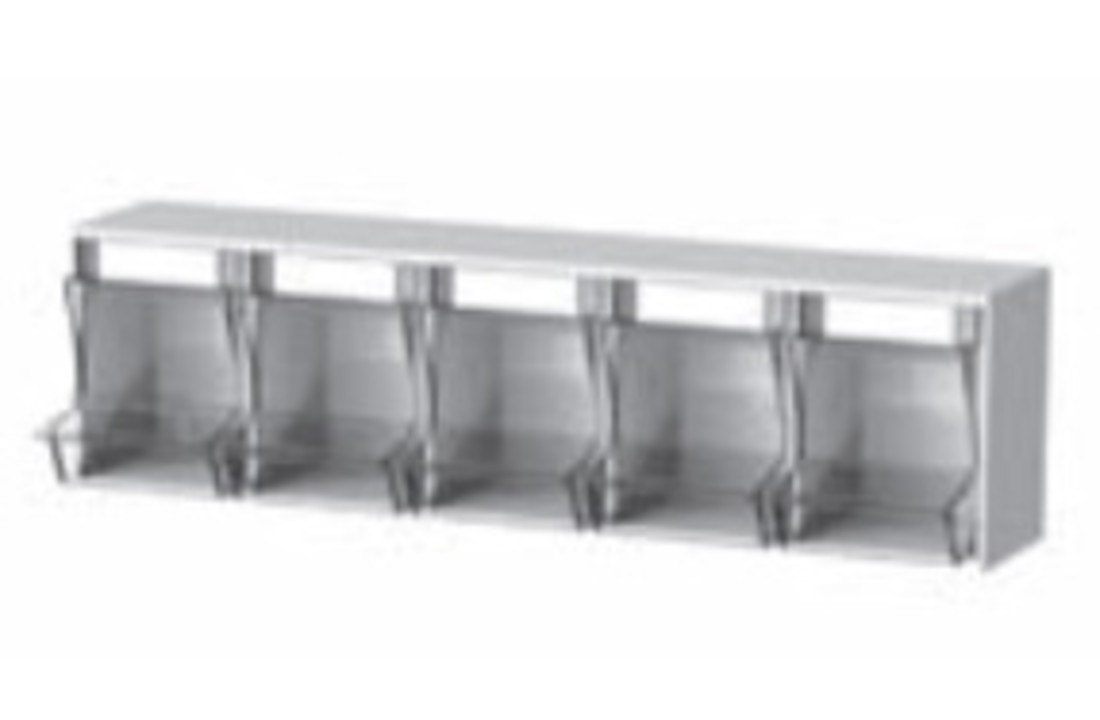 Pikbox 5-vaks 600x175x165 mm