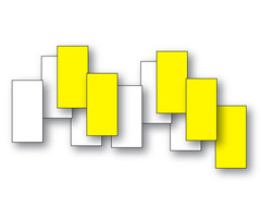 800 x Mini card 50x25mm