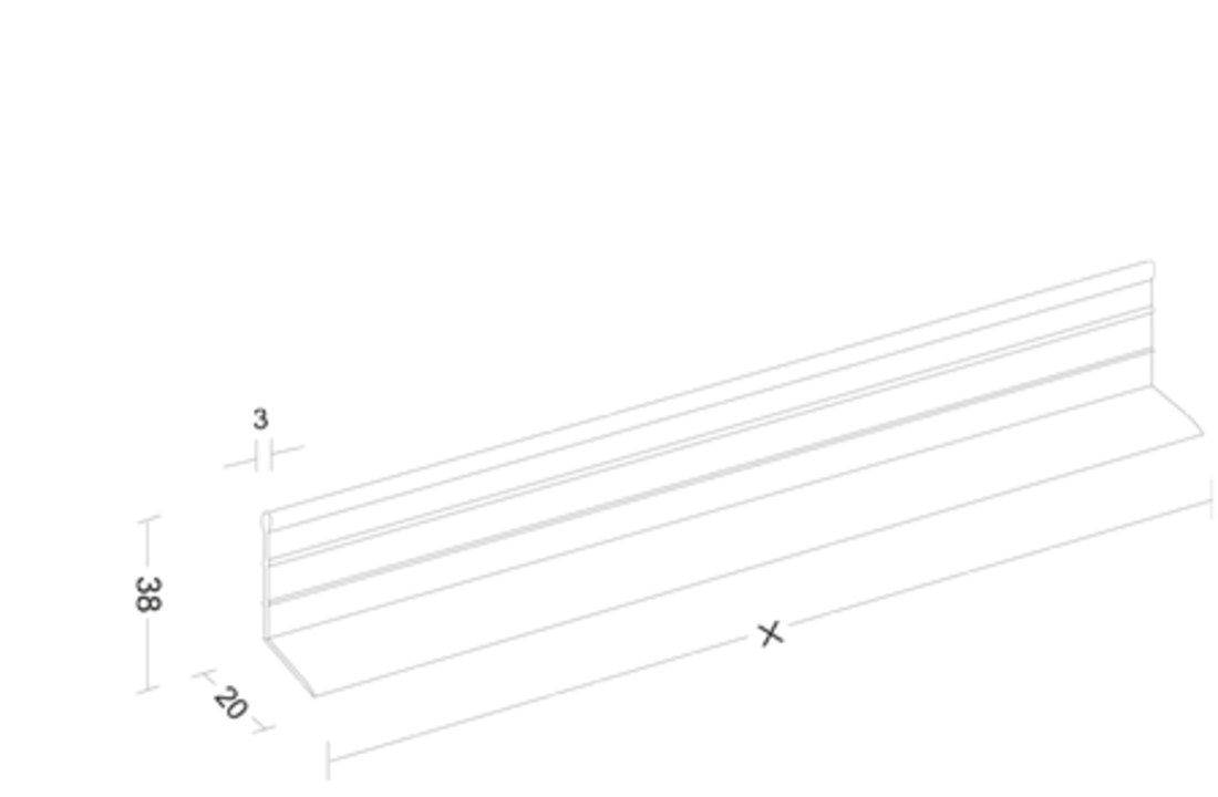 Angled Shelf Front VSW/37