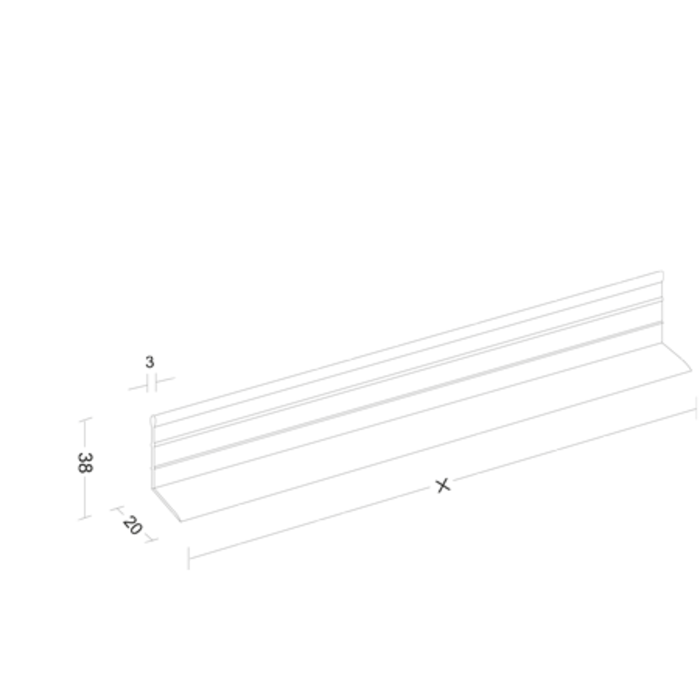 HapoH Angled Shelf Front VSW/37