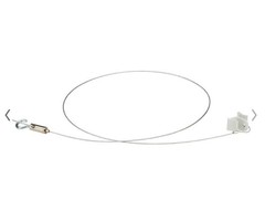 Suspension set for plexiglass screen