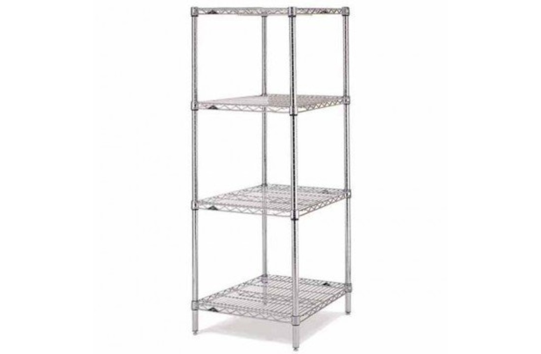 Super Erecta stelling met 4 schappen diepte 455mm