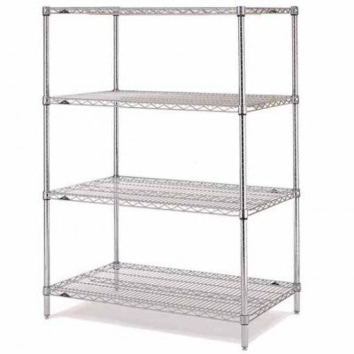 Metro Super Erecta stelling met 4 schappen diepte 455mm