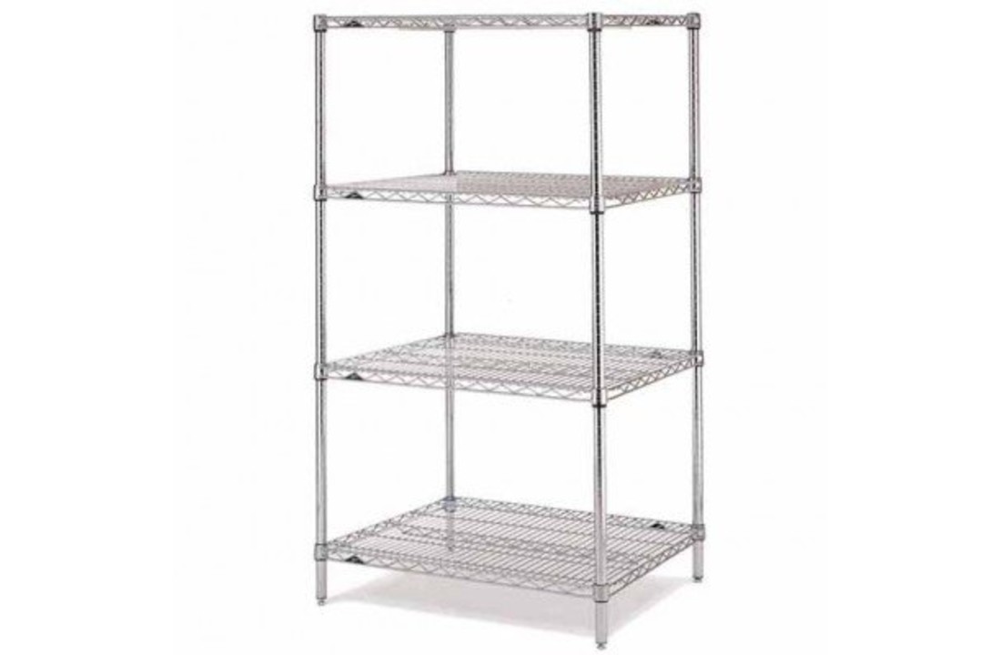 Super Erecta stelling met 4 schappen diepte 610mm