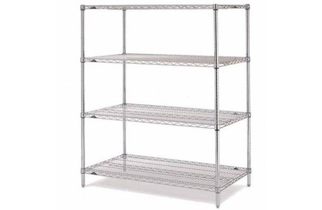 Super Erecta stelling met 4 schappen diepte 610mm