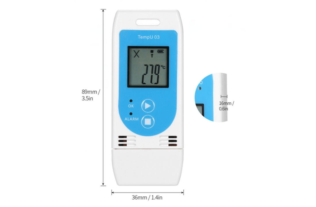 USB Temperatuur & luchtvochtigheid Data Logger