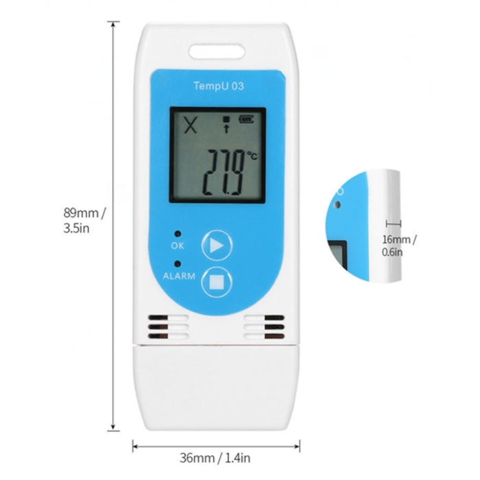 HapoH USB Temperatuur & luchtvochtigheid Data Logger