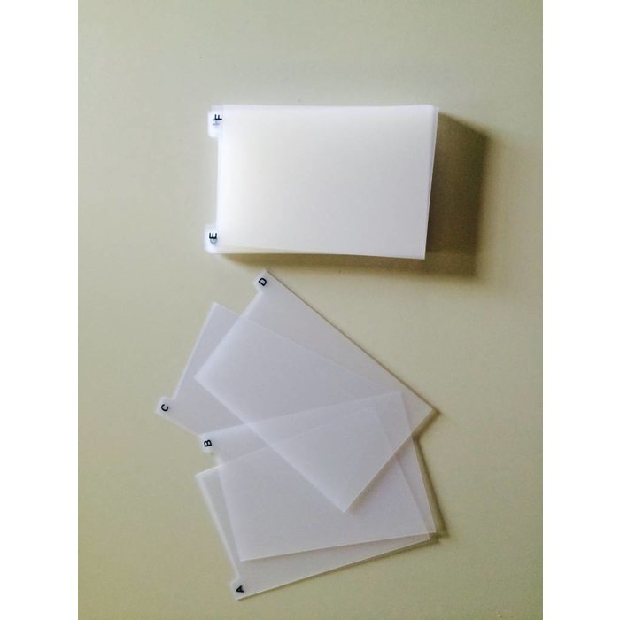 HapoH Kunststof tabbladen set v. receptenbak