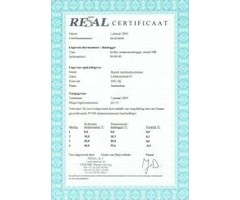 2-point calibration report for refrigerator +2°C and +8°C